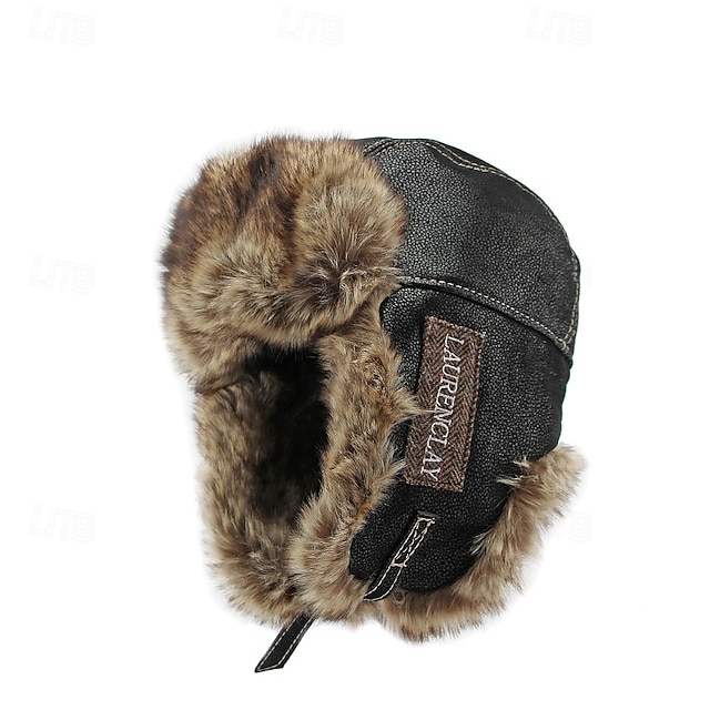 Aviator Hat Thermal Warm Windproof Comfortable Winter Autumn / Fall Wide Brim Men's Fishing Activity