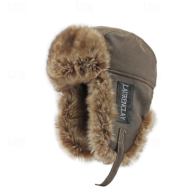 Aviator Hat Thermal Warm Windproof Comfortable Winter Autumn / Fall Wide Brim Men's Fishing Activity