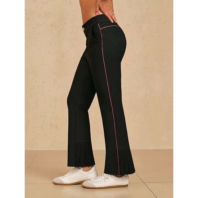 Women's Golf Pants Black Pants / Trousers Ladies Golf Attire Clothes Outfits Wear Apparel