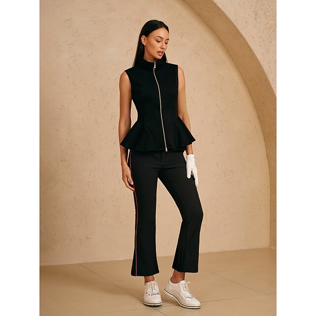 Women's Golf Pants Black Pants / Trousers Ladies Golf Attire Clothes Outfits Wear Apparel