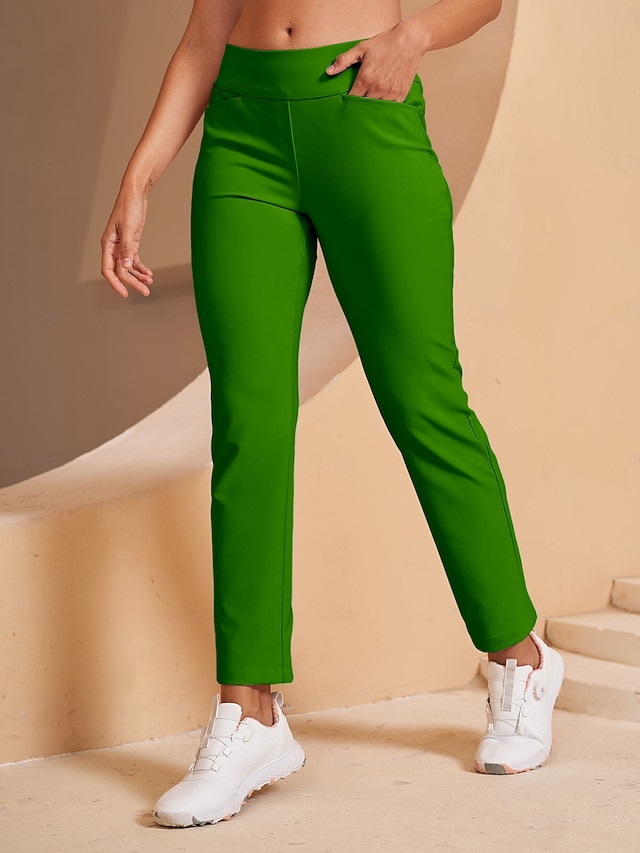 Women's Golf 28inch Ankle Pant Sun Protection Slim-Fit Stretch Ladies Golf Attire Clothes Outfits Wear Apparel
