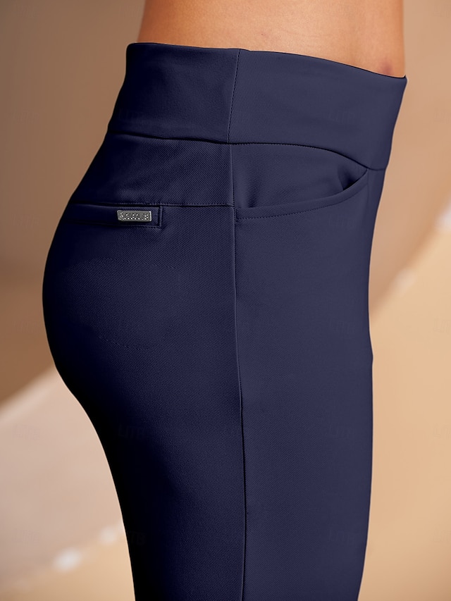 Women's Golf 28inch Ankle Pant Sun Protection Slim-Fit Stretch Ladies Golf Attire Clothes Outfits Wear Apparel