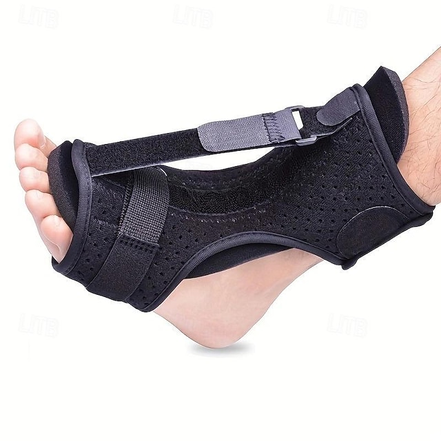 ComfortFit Night Splint - Adjustable Relief for Plantar Fasciitis & Foot Drop - Breathable, Supportive Ankle Brace for Restful Sleep