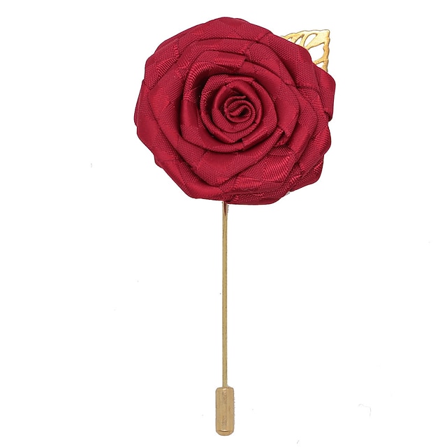 Wedding Flowers Boutonnieres Wedding / Wedding Party Grosgrain 0-10 cm Christmas