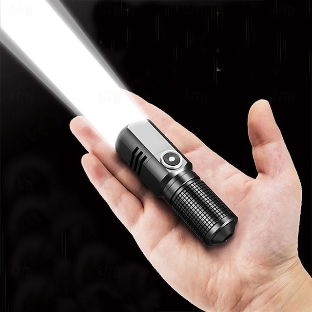 Waterproof XHP50 LED Flashlight Mini USB Torch Rechargeable Zoom Fishing Lantern Powerful Tactical Flash Light Camping Lamp